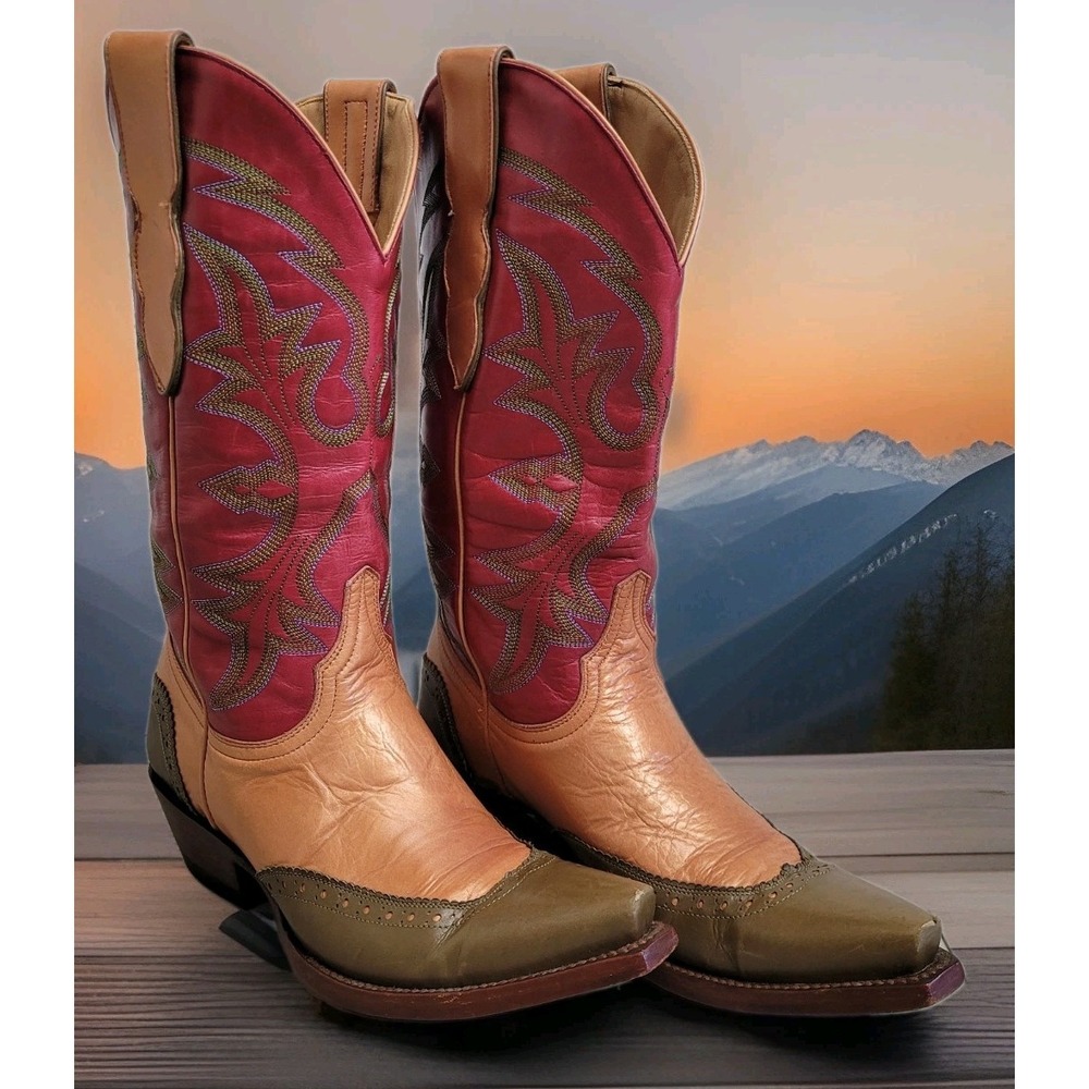 🐎Old Gringo Cowboy Cowgirl Boots Womens 6 B Western Leather Embroidered